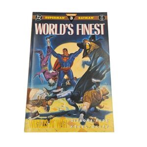 DC Superman Batman World's Finest #3 Comic Book Worlds‎ At War 1999